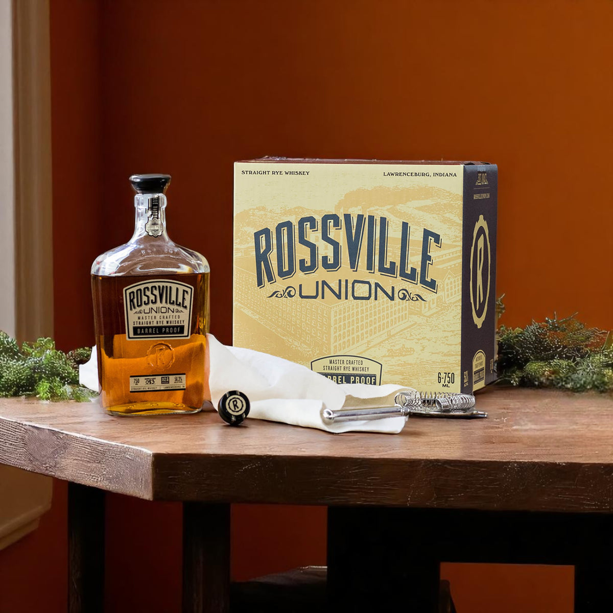 Rossville Union Bottled in Bond Rye Whiskey 750ml